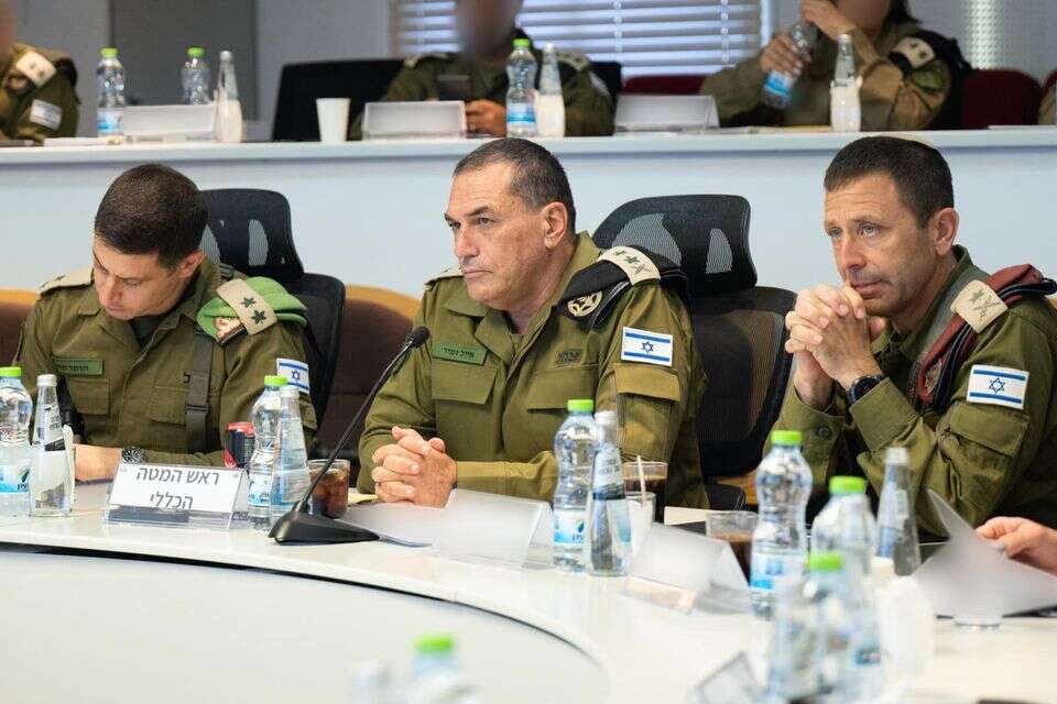 הרמטכ"ל אייל זמיר בהערכת מצב ביהודה שומרון , דובר צה"ל