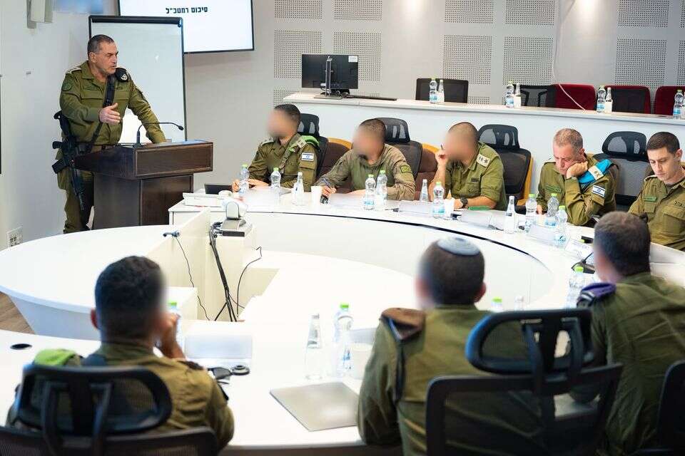 הרמטכ"ל אייל זמיר בהערכת מצב ביהודה שומרון , דובר צה"ל
