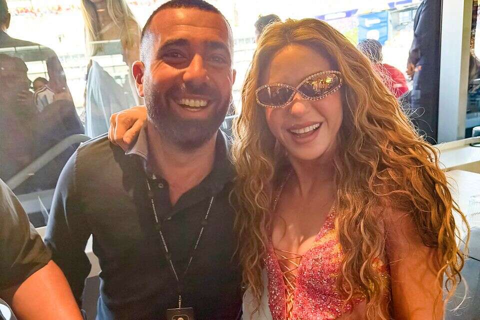 עומר אדם ושאקירה בגמר המונדיאל, 19 ביולי 2026 , מתוך עמוד האינסטגרם של עומר אדם