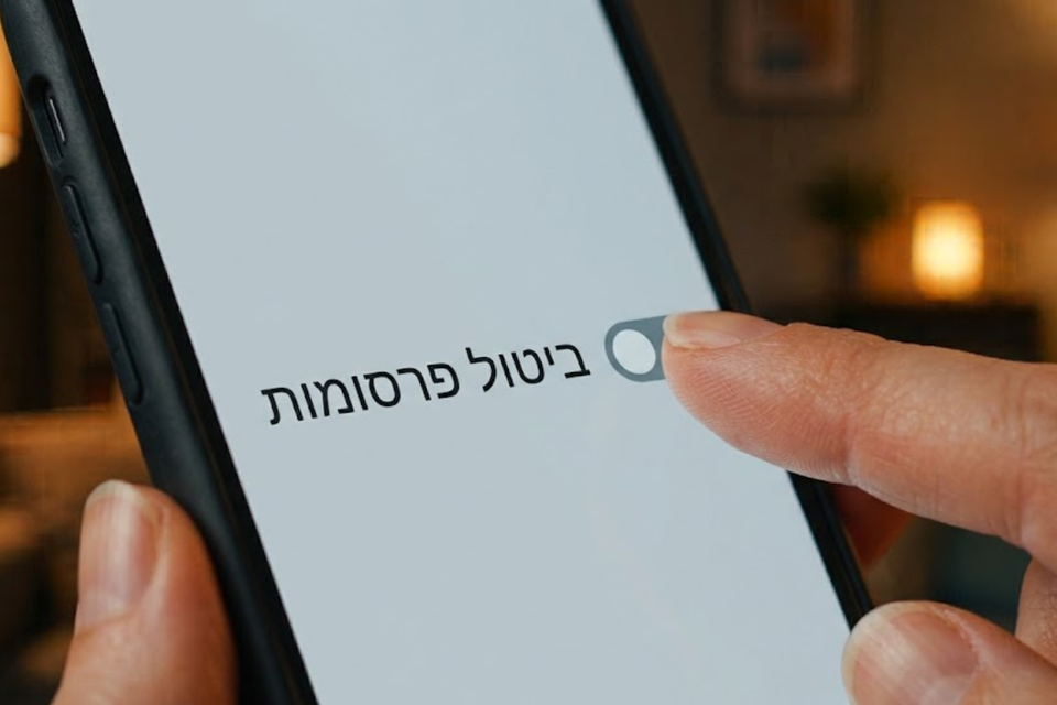 שותלים לכם פרסומות: מצאנו הגדרה בטלפון שאתם חייבים לכבות