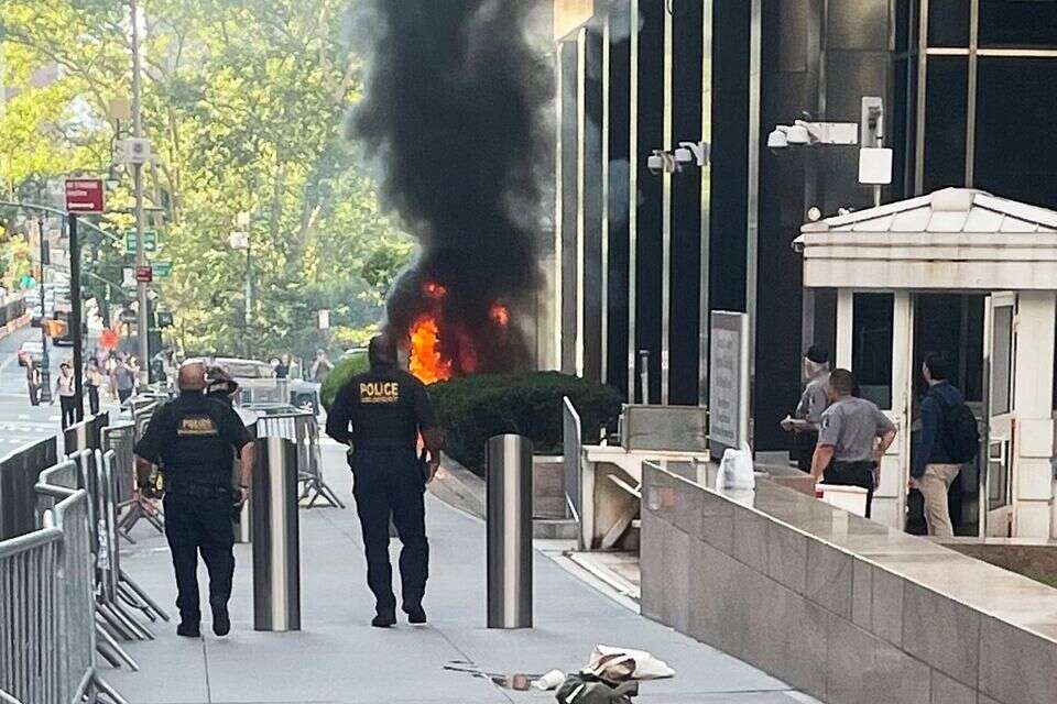 זירת ההצתה בניו יורק , AP