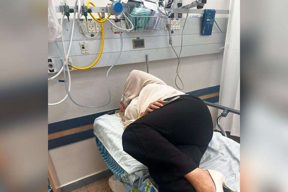 ראש מועצת ירוחם בבית החולים , מתוך פייסבוק