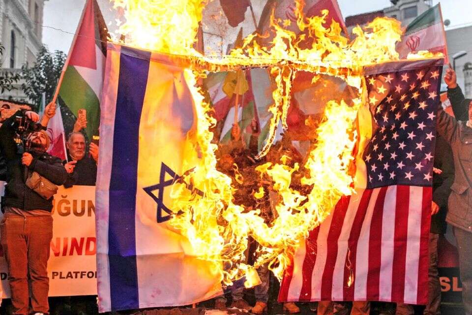 הפגנה בטורקיה נגד ישראל וארה"ב , AP