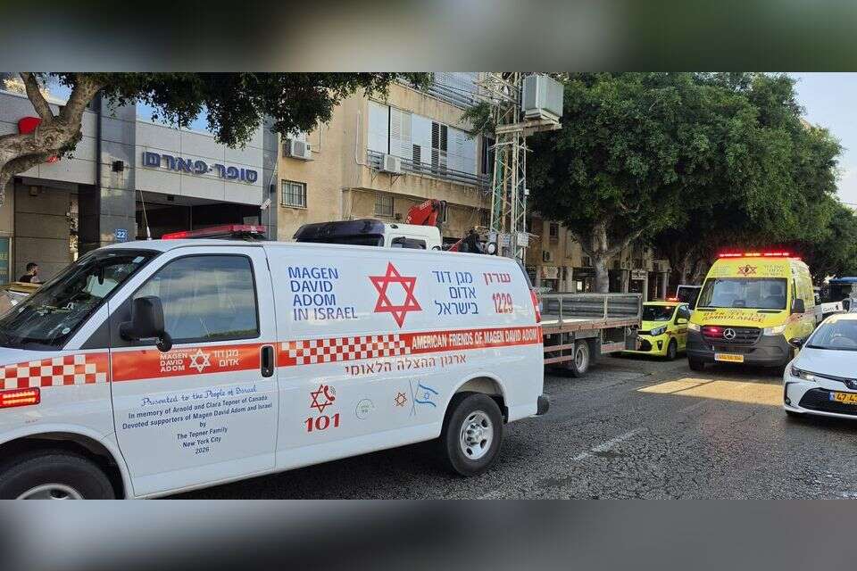 זירת האירוע בנתניה , תיעוד מבצעי מד"א