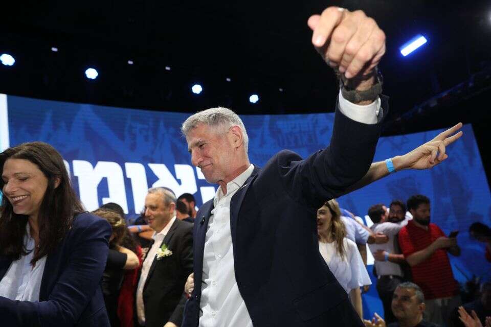 עולים למספר דו ספרתי. יאיר גולן בהכרזה על תוצאות הפריימריז , גדעון מרקוביץ'
