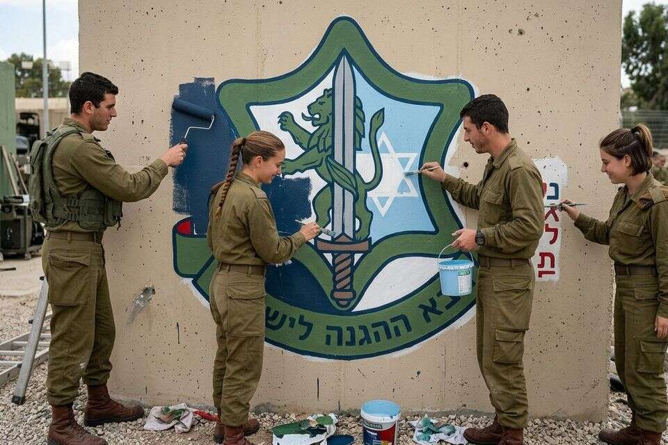 ציירים צבאיים , נוצר באמצעות Gemini
