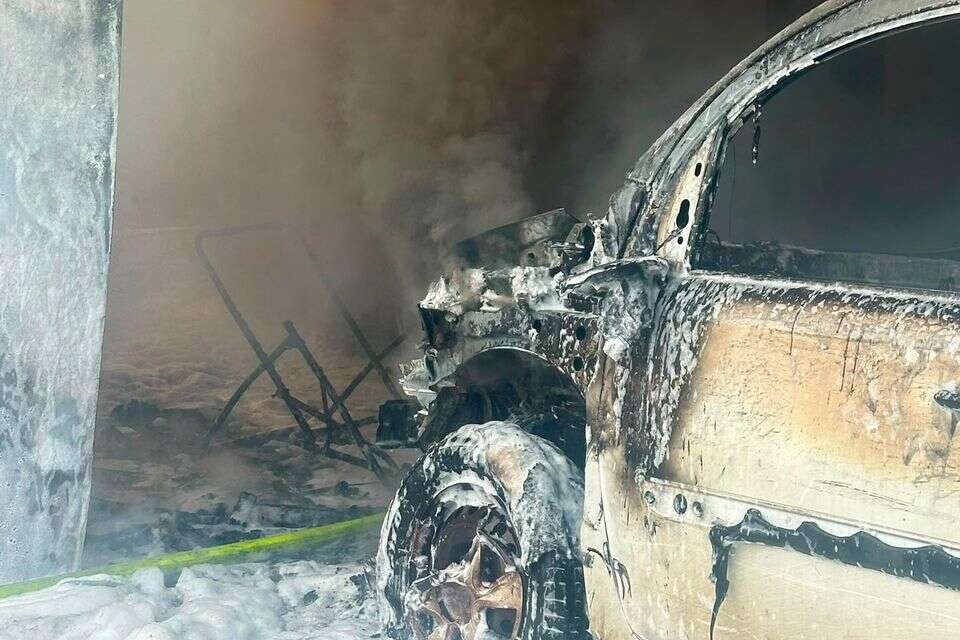 שריפת רכב בראשון לציון , דוברות כבאות והצלה