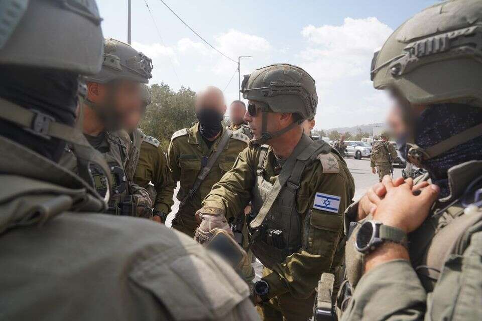 כוחות צה"ל בזירת הפיגוע בכפר תל , דובר צה"ל