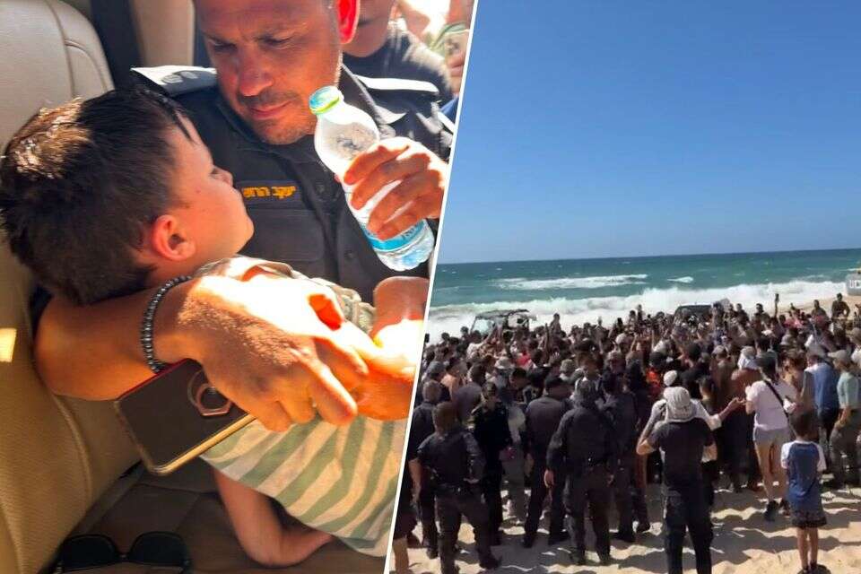 הילד יובל כוגן בן ה-4 שנעדר באשקלון אותר בשלום , דוברות המשטרה