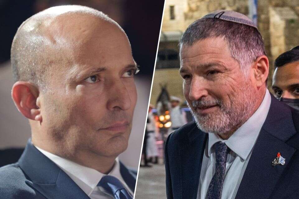 ראש השב"כ דוד זיני ורה"מ לשעבר נפתלי בנט נפגשו , אורן בן חקון
