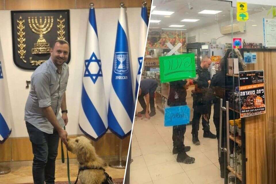 איש התקשורת עובד פרל שיתף תקרית קשה עם כלב השירות שלו , פייסבוק