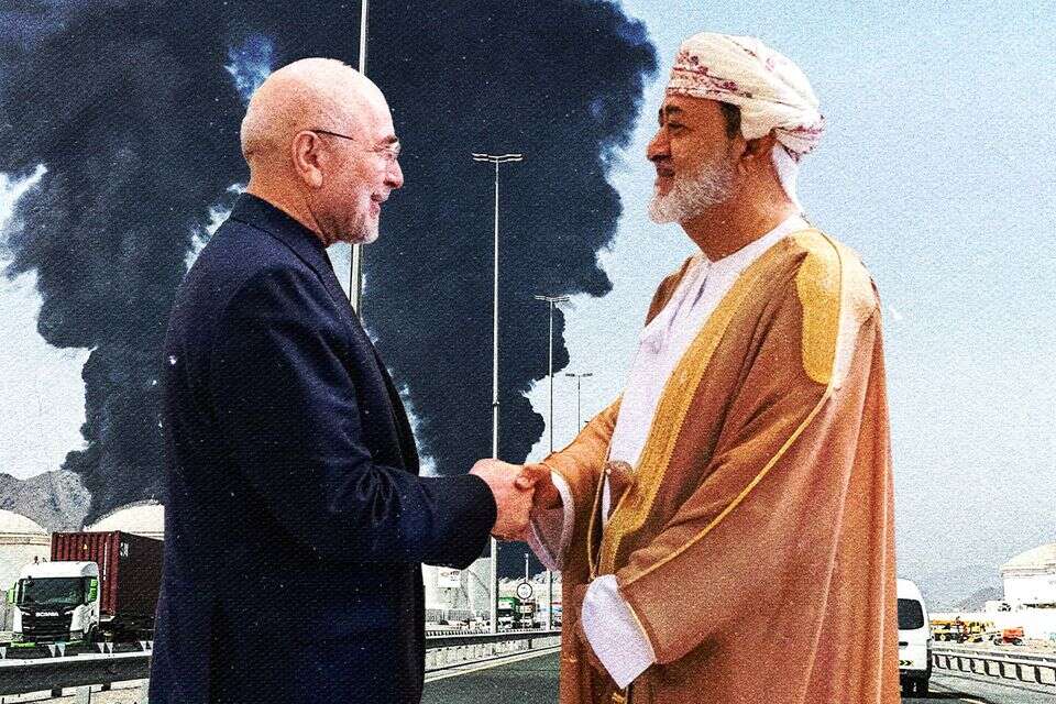 קאליבאף וסולטן עומאן על רקע תקיפת מיכלית בהורמוז , רויטרס