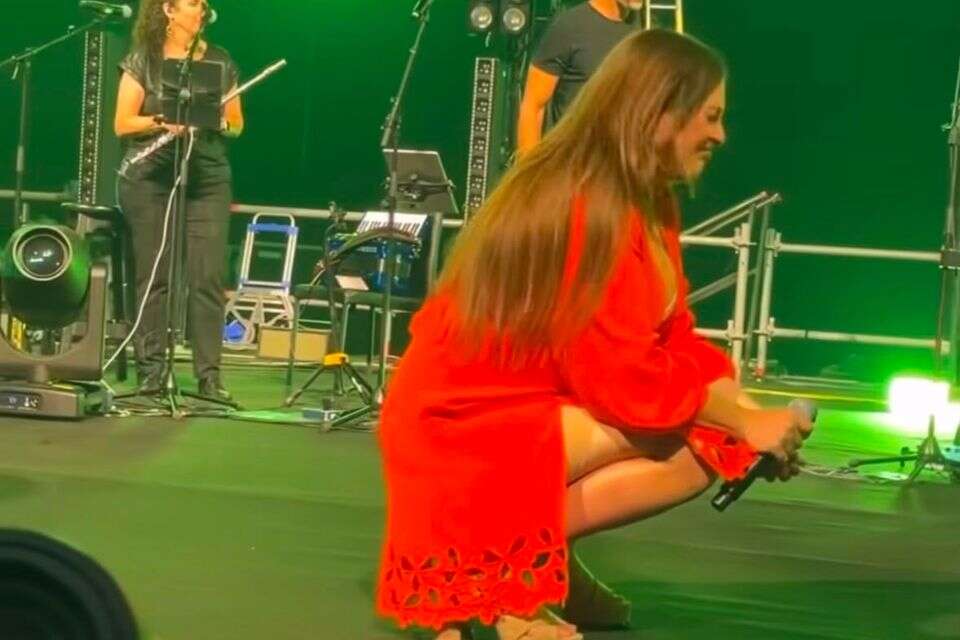 מקווה שתצליח להפסיק. קרן פלס ברגע מרגש במיוחד , אינסטגרם