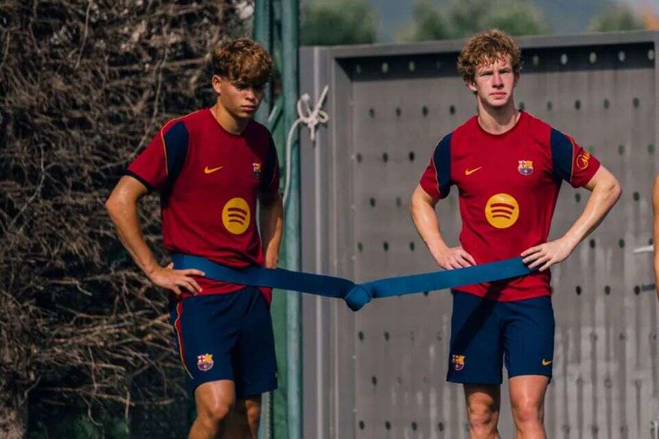 אוריין גורן באימון ברצלונה , FC Barcelona