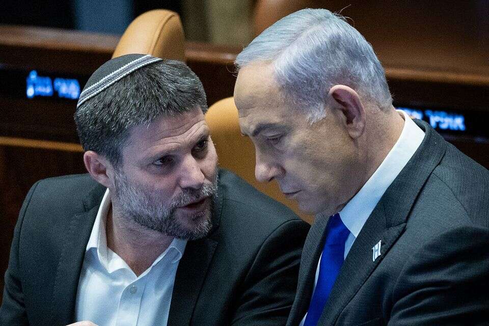נתניהו וסמוטריץ' , ונתן זינדל/פלאש90