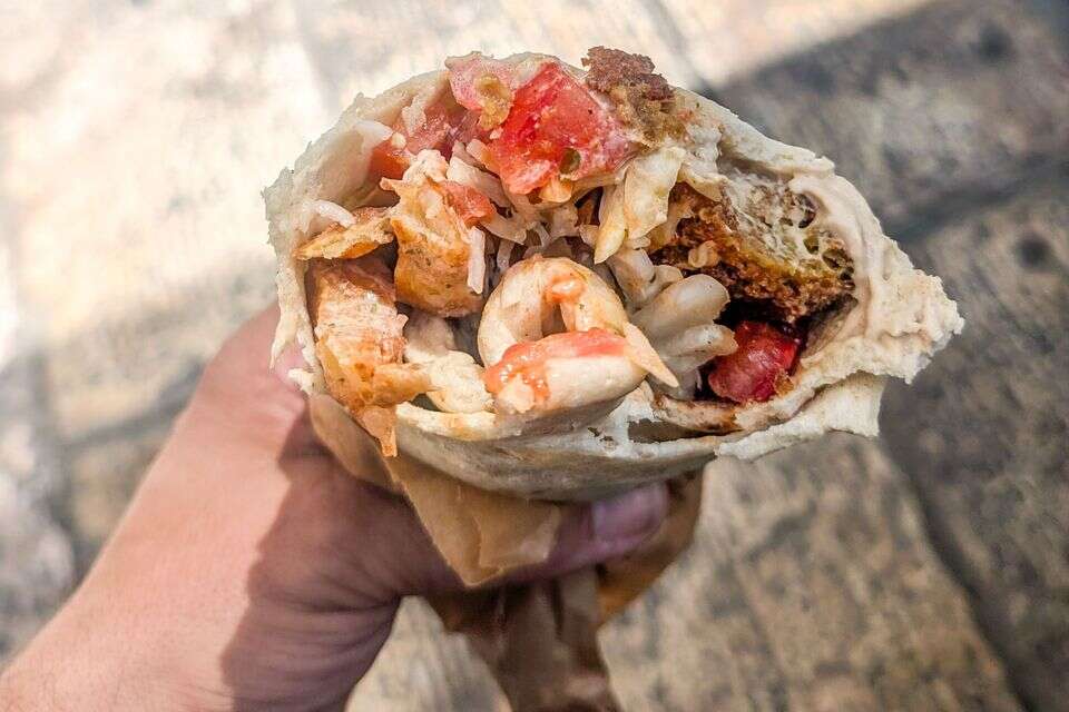 הכדור במגרש שלהם. הפיתה של פלאפל מעוז , דויד פרץ