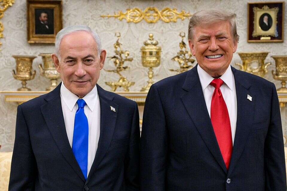 טראמפ ונתניהו בפגישה בבית הלבן , מעיין טואף / לע"מ
