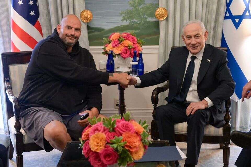 נתניהו וג'ון פטרמן , איתי בית-און/ לע״מ
