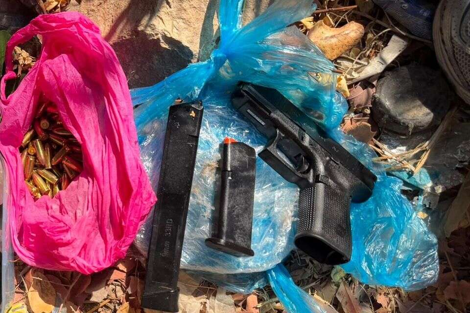 אקדח שנתפס בריינה , דוברות המשטרה