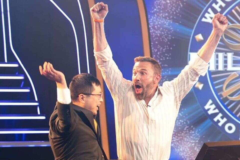 בן אפלק זוכה במיליון דולר ב''מי רוצה להיות מיליונר'' , צילום מסך, רשתות חברתיות
