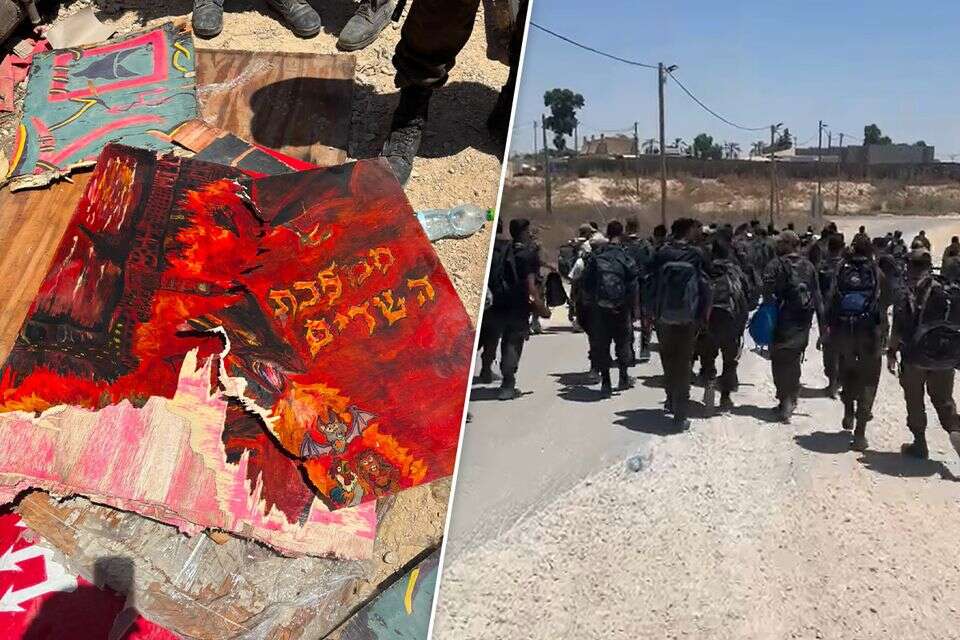 לוחמי גבעתי עוזבים את בסיס שדה תימן , .