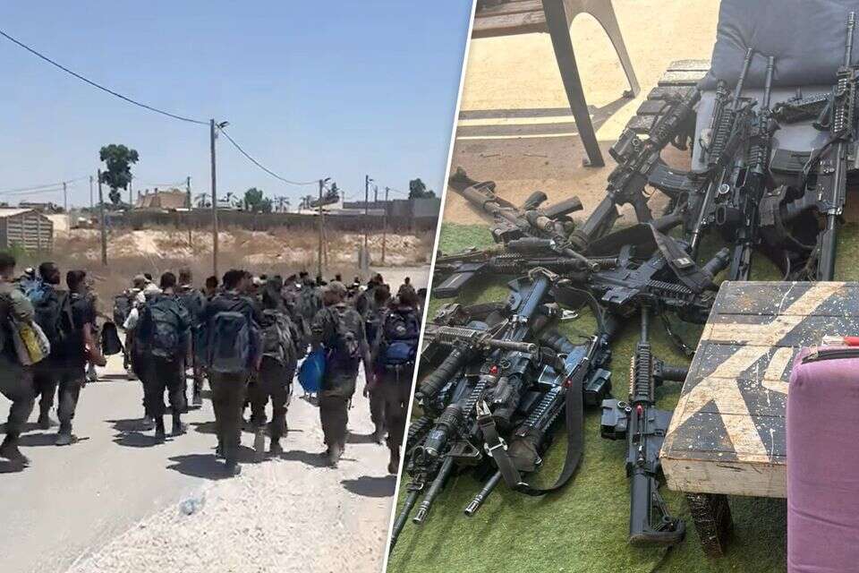 לוחמי גבעתי עוזבים את בסיס שדה תימן , .