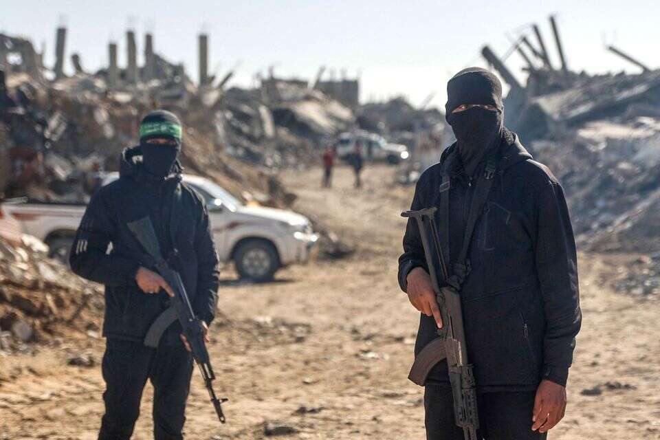 מחבלי חמאס בג'באליה, רצועת עזה , AFP