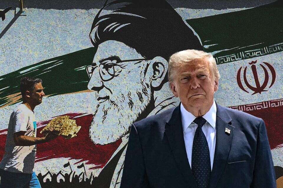 טראמפ וחמינאי , EPA, AFP