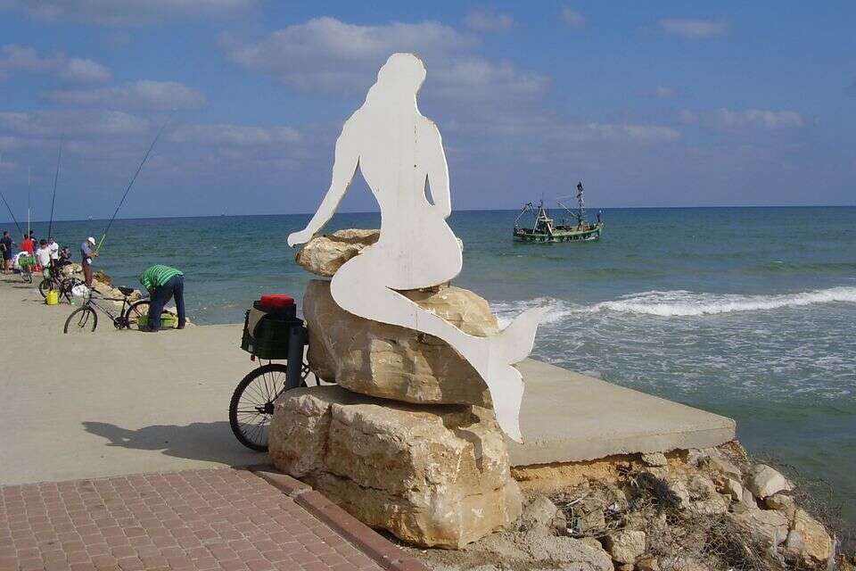 The Mermaid Statue at Kiryat Yam Beach , Dr. Avishai Teicher