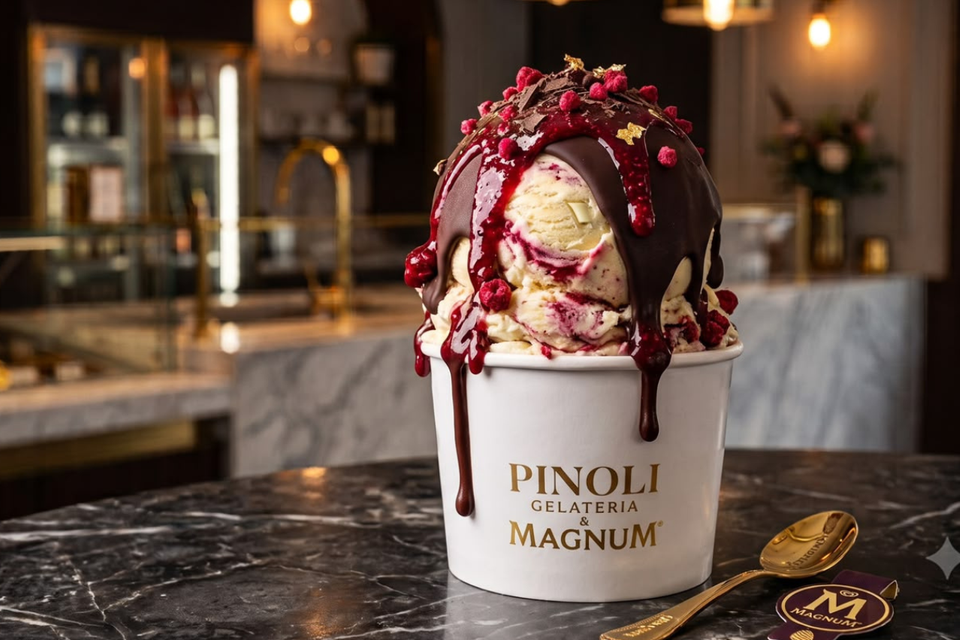 PINOLI GELATERIA MAGNUM , יח"צ