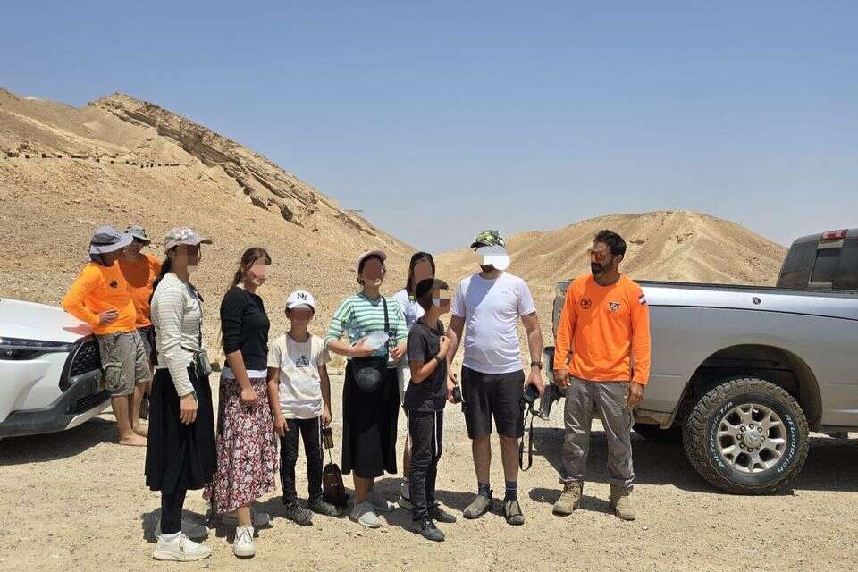 בני המשפחה שחולצו בנחל בערבה , יחידת חילוץ ערבה