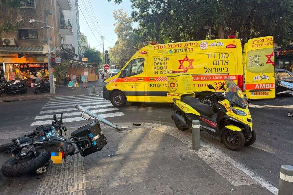 זירת התאונה בדיזינגוף , תיעוד מבצעי מד"א