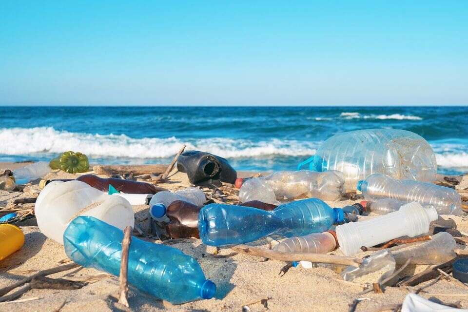 זיהום בחוף הים. אילוסטרציה , גטי אימג'ס