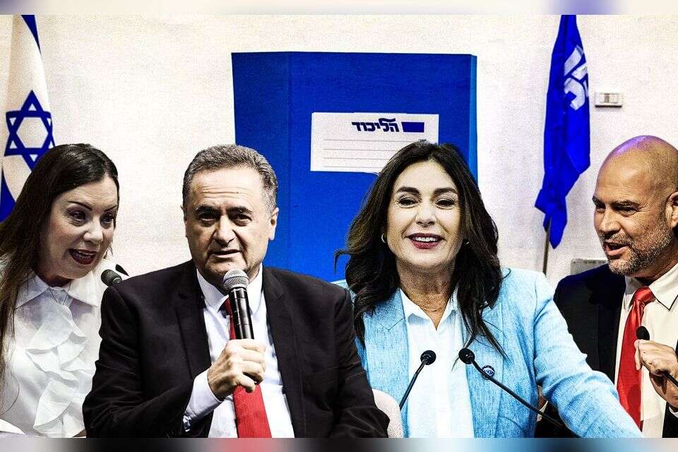 אמיר אוחנה, ישראל כ"ץ, מירי רגב וטלי גוטליב על רקע הפריימריז בליכוד , אורן בן חקון, גדעון מרקוביץ, יונתן זינדל - פלאש90