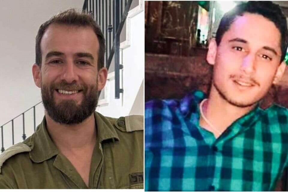 רס"ן (מיל') הראל בירנשטוק (משמאל) ורס"ם (מיל') תמיר וקנין ז"ל , דובר צה"ל