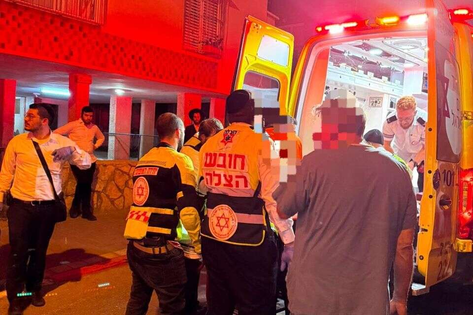 זירת החנק של הפעוט בבני ברק , תיעוד מבצעי מד"א