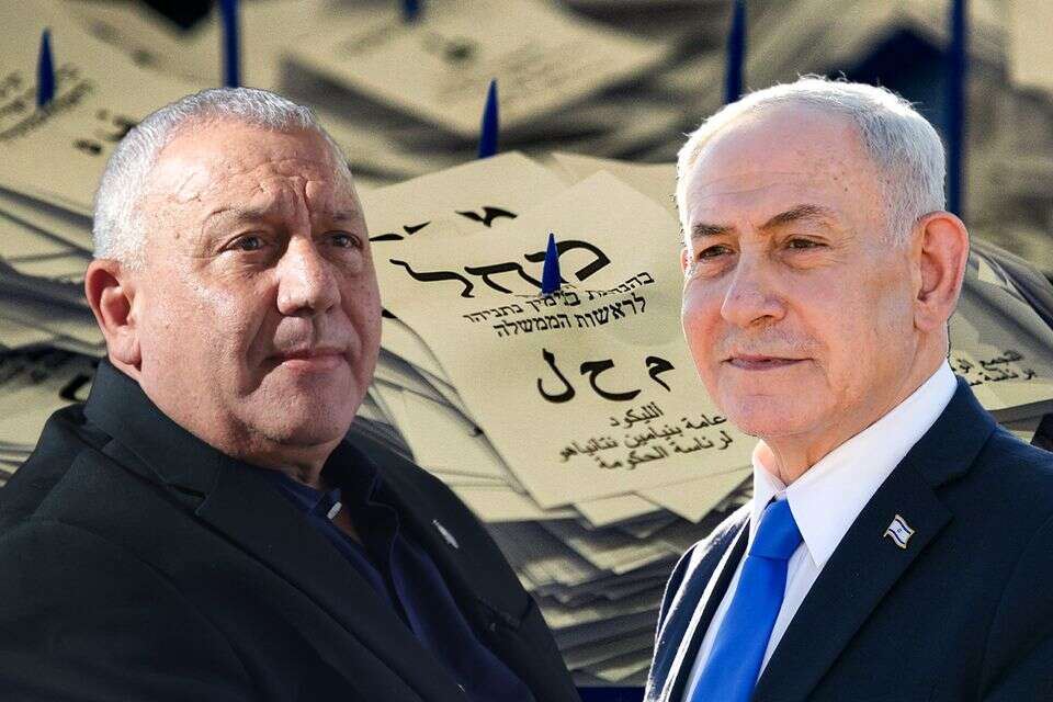 נתניהו ואיזנקוט. סקר מנדטים , אורן בן חקון, מעיין טואף/לע"מ