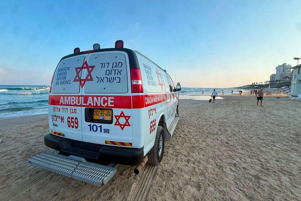 זירת הטביעה בחוף ים בבת ים , תיעוד מבצעי מד"א