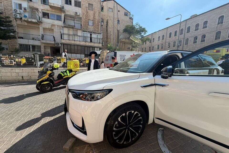 זירת התאונה בירושלים , תיעוד מבצעי מד"א