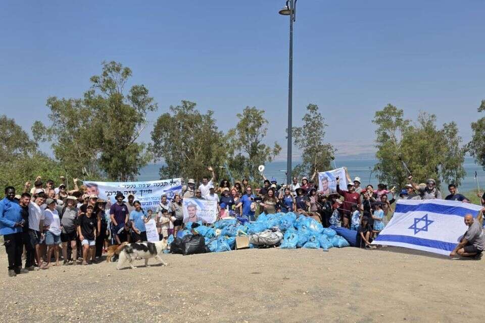 המתנדבים בפעילות בתמונה קבוצתית , ארז נופארבר, איגוד ערים כינרת