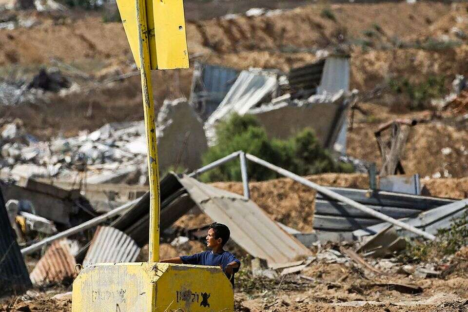 הקו הצהוב בעזה , AFP