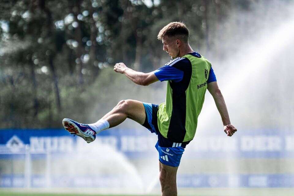 אמיר סהיטי באימון המבורג , HSV