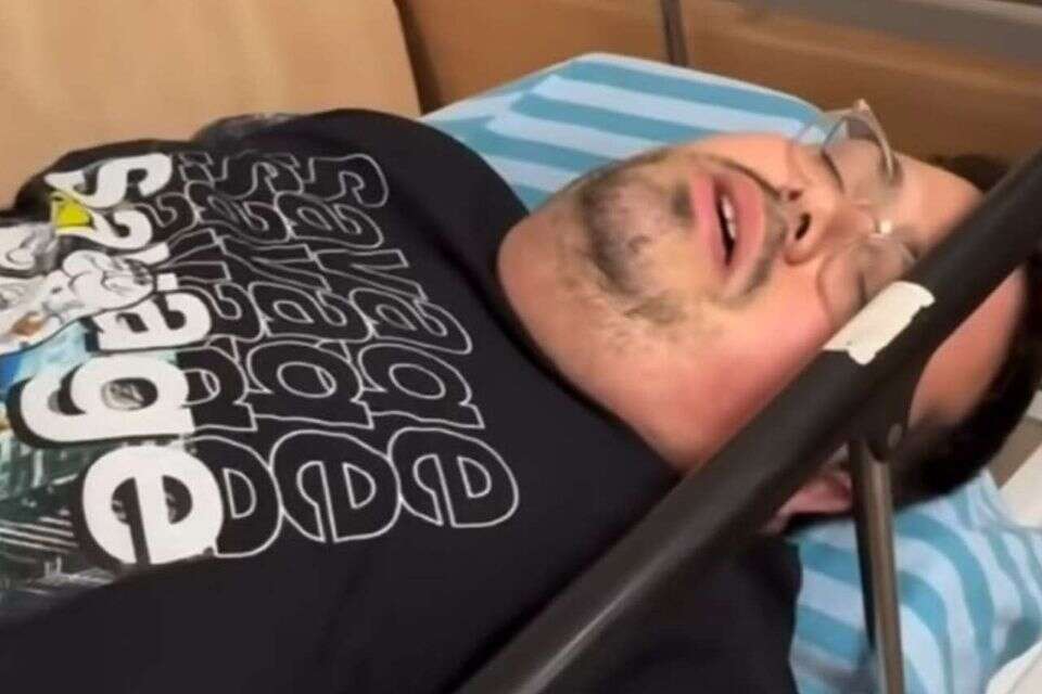 אוראל צברי בבית החולים , צילום מסך אינסטגרם
