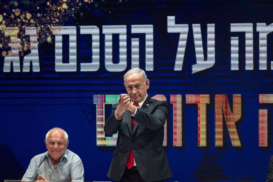 ראש הממשלה נתניהו וחיים כץ , אורן בן חקון