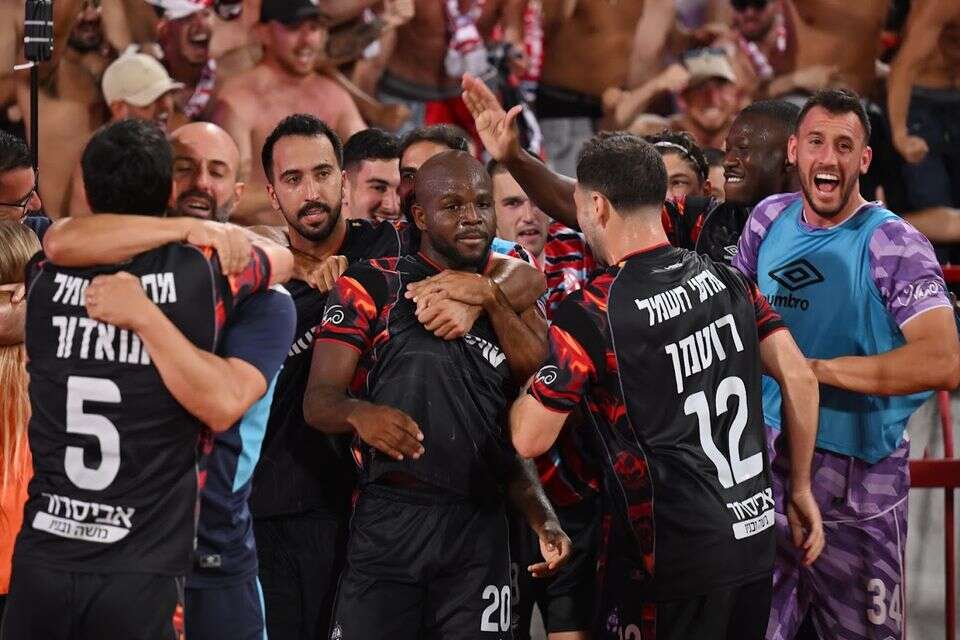 שחקני הפועל באר שבע חוגגים , אודי ציטיאט