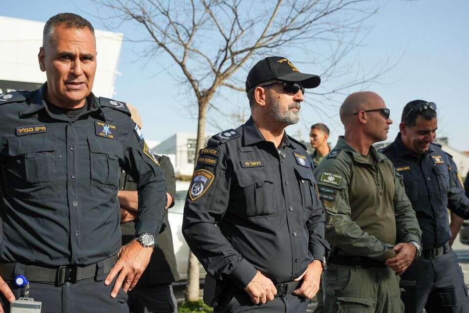 המפכ"ל דני לוי בפעילות הבוקר , דוברות המשטרה