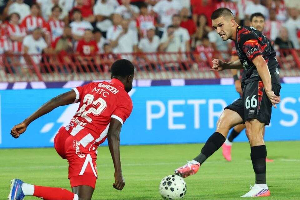 זלטאנוביץ' נבלם ברחבת הכוכב האדום בלגרד , אודי ציטיאט