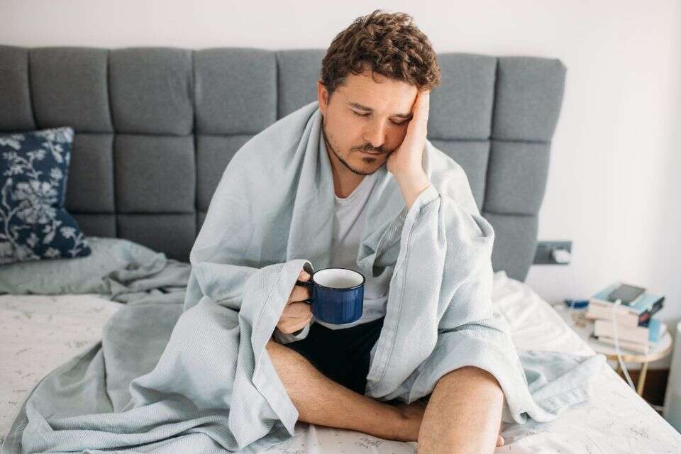 בוקר דיכאון בוקר קפה , istockphoto