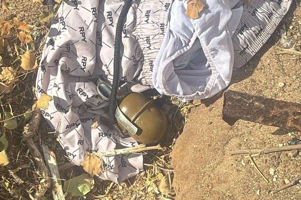 רימון הרסס בבת ים , דוברות המשטרה