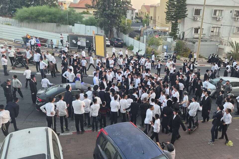 הפגנת החרדים , יעקב הרשקביץ